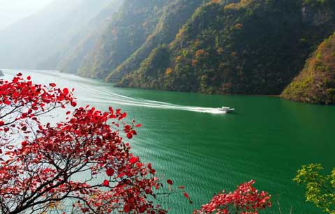 一篇描写三峡秋天景色的优美散文