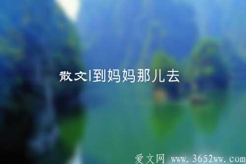 散文|到妈妈那儿去