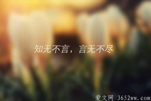 知无不言，言无不尽的意思是什么