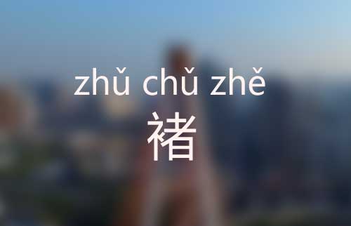 褚怎么读|褚的意思是什么|褚的标准拼音怎么读