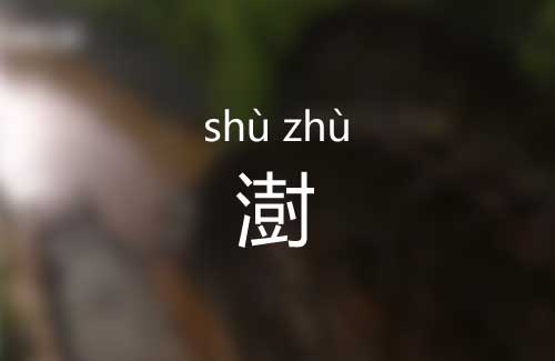 澍怎么读|澍字是什么意思|澍字正确拼音怎么读