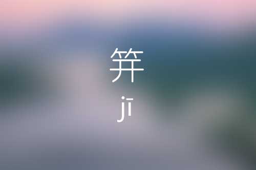 笄怎么读|笄字是什么意思|笄怎么读拼音