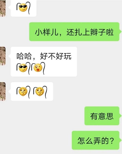 微信表情小辫子符号怎么弄 微信表情怎么添加小辫子