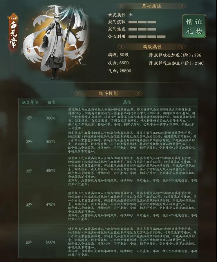 牵魂引魄渡善灵 《神都夜行录》全新SSR妖灵“白无常”缉鬼神都